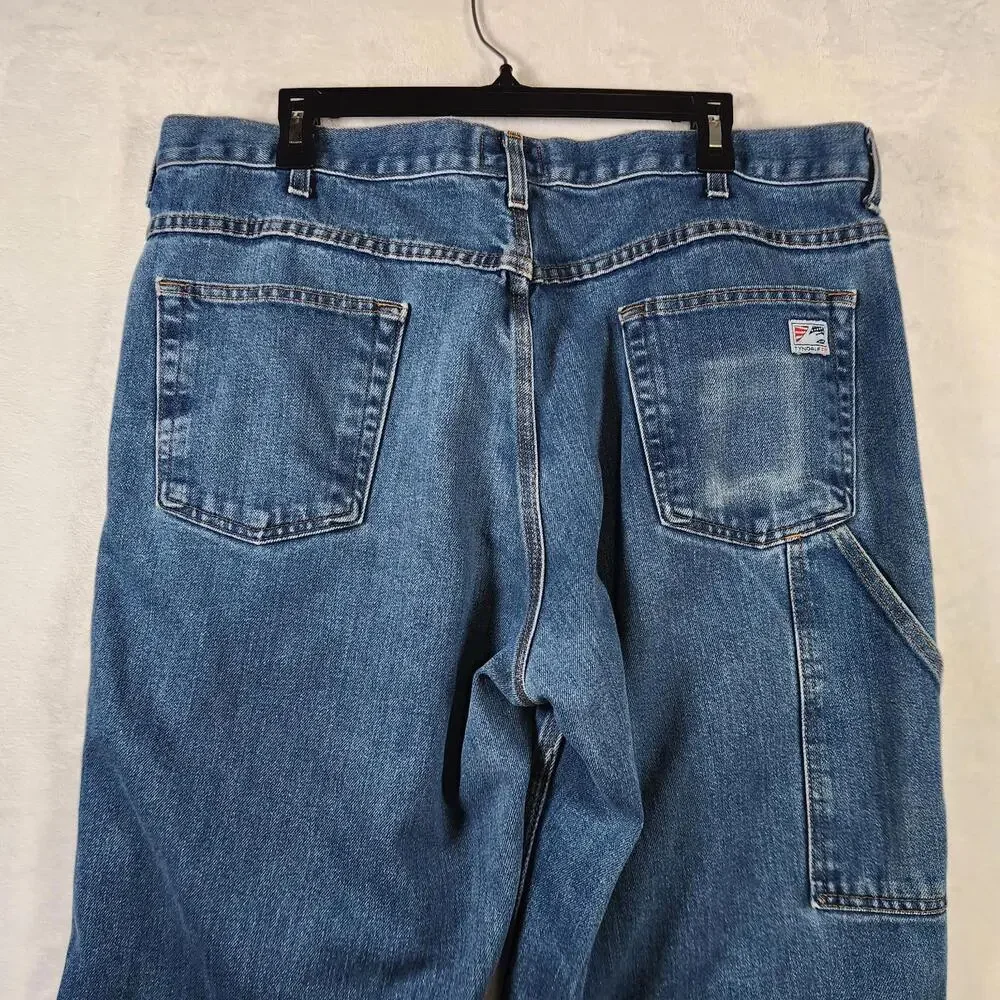 Tyndale‎ FRMC Work Blue Denim Jeans Size 40x30 Flame Resistant